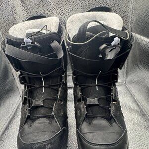 Salomon Vigil Autofit Snowboard Boots – Black Woman’s Size 5.5 / EU 36⅔ Winter